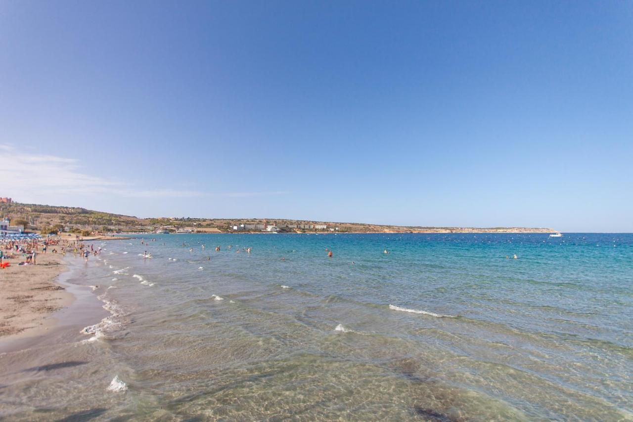 Pool And Sea Merill Apartments - Happy Rentals Mellieħa Eksteriør billede